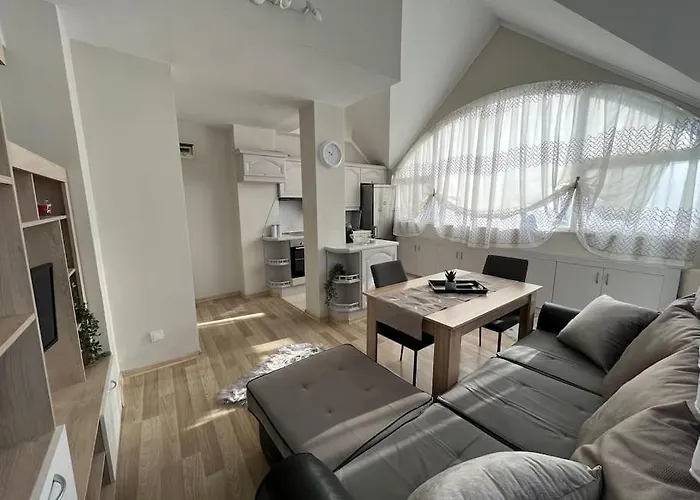 Appartement център с паркинг за нормална до средно голяма кола